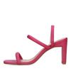 Roze sandalen met rechte hak