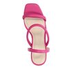 Roze sandalen met rechte hak