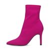 Roze sock boots met hak