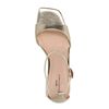 Goudkleurige sandalen met hak