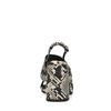 Snakeskin sandalen met hak