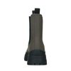 Khaki chelsea boot met grove zool