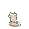 Groene hak sandalen met bandjes