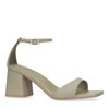 Groene sandalen met hak