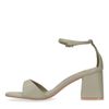 Groene sandalen met hak