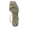 Groene sandalen met hak