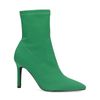 Groene sock boots met hak