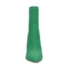 Groene sock boots met hak