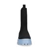 Zwarte Chelsea boots met blauwe zool