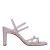 Lila hak sandalen met bandjes