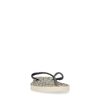 Lichtbruine slippers met panterprint