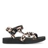 Panter sandalen met bandana bandjes