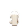 Off white leren muiltjes met bandjes
