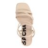 Off white hak sandalen met bandjes
