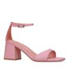 Roze sandalen met hak