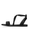 Zwarte sandalen met gespsluiting