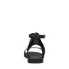 Zwarte sandalen met gespsluiting