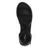 Zwarte sandalen met gespsluiting