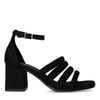Zwarte sandalen met meerdere bandjes