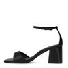 Zwarte sandalen met hak