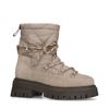 Beige puffer veterboots