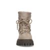Beige puffer veterboots