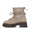 Beige puffer veterboots