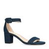 Sandalen met hak met denim