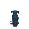 Sandalen met hak met denim