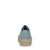 Blauwe sneakers met touwzool