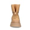 Cognac puffer boots