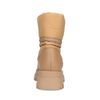 Cognac puffer boots