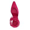Roze slingback pumps met veters