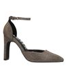 Goudkleurige glitter pumps met enkelbandje