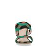 Groene muiltjes met print