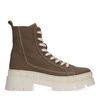 Groene canvas veterlaarsjes
