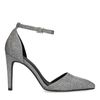 Zilveren pumps met glitters