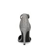 Zilveren pumps met glitters