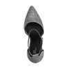 Zilveren pumps met glitters