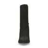 Zwarte sock boots met hak