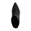 Zwarte sock boots met hak