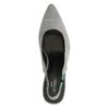Geruite slingback pumps met kitten heel