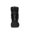 Zwarte puffer veterboots