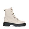 Bottines à lacets en cuir - marron