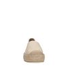 Espadrilles plateforme en cuir - beige
