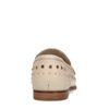 Penny loafers en cuir avec clous - beige