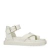 Sandales à plateforme en cuir - blanc