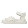 Sandales à plateforme en cuir - blanc