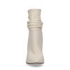 Bottes courtes en cuir avec talon aiguille - blanc