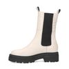 Chelsea boots en cuir - blanc